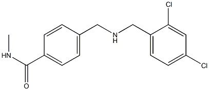 4-({[(2,4-dichlorophenyl)methyl]amino}methyl)-N-methylbenzamide 化学構造式