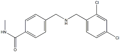 4-({[(2,4-dichlorophenyl)methyl]amino}methyl)-N-methylbenzamide 结构式