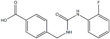  4-({[(2-fluorophenyl)carbamoyl]amino}methyl)benzoic acid