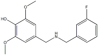  4-({[(3-fluorophenyl)methyl]amino}methyl)-2,6-dimethoxyphenol