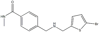  4-({[(5-bromothiophen-2-yl)methyl]amino}methyl)-N-methylbenzamide