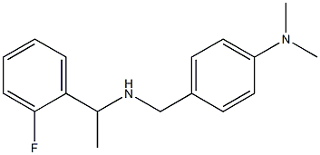 4-({[1-(2-fluorophenyl)ethyl]amino}methyl)-N,N-dimethylaniline