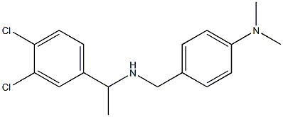 4-({[1-(3,4-dichlorophenyl)ethyl]amino}methyl)-N,N-dimethylaniline|