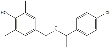  4-({[1-(4-chlorophenyl)ethyl]amino}methyl)-2,6-dimethylphenol