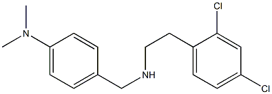 4-({[2-(2,4-dichlorophenyl)ethyl]amino}methyl)-N,N-dimethylaniline Struktur