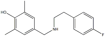 4-({[2-(4-fluorophenyl)ethyl]amino}methyl)-2,6-dimethylphenol