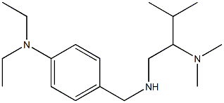 4-({[2-(dimethylamino)-3-methylbutyl]amino}methyl)-N,N-diethylaniline Structure