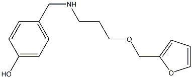 4-({[3-(furan-2-ylmethoxy)propyl]amino}methyl)phenol