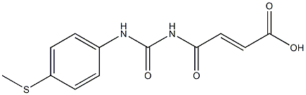 4-({[4-(methylsulfanyl)phenyl]carbamoyl}amino)-4-oxobut-2-enoic acid