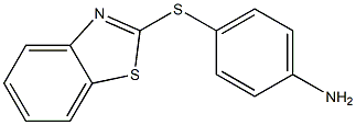 4-(1,3-benzothiazol-2-ylsulfanyl)aniline 化学構造式