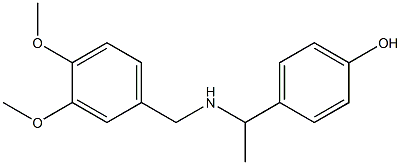 4-(1-{[(3,4-dimethoxyphenyl)methyl]amino}ethyl)phenol|