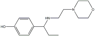 4-(1-{[2-(morpholin-4-yl)ethyl]amino}propyl)phenol
