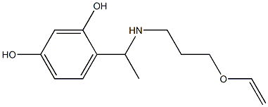 4-(1-{[3-(ethenyloxy)propyl]amino}ethyl)benzene-1,3-diol