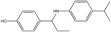 4-(1-{[4-(propan-2-yl)phenyl]amino}propyl)phenol