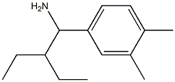 4-(1-amino-2-ethylbutyl)-1,2-dimethylbenzene