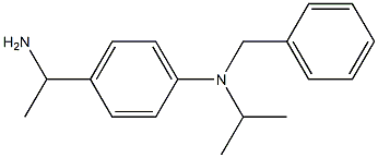 4-(1-aminoethyl)-N-benzyl-N-(propan-2-yl)aniline Structure