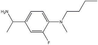 4-(1-aminoethyl)-N-butyl-2-fluoro-N-methylaniline 结构式