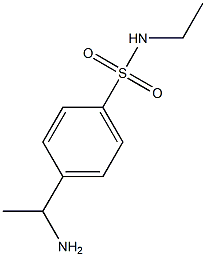 4-(1-aminoethyl)-N-ethylbenzene-1-sulfonamide 化学構造式