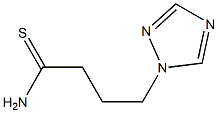 4-(1H-1,2,4-triazol-1-yl)butanethioamide Struktur