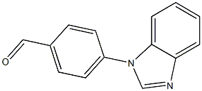 4-(1H-1,3-benzodiazol-1-yl)benzaldehyde 结构式