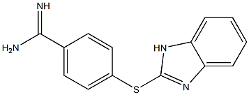 4-(1H-1,3-benzodiazol-2-ylsulfanyl)benzene-1-carboximidamide