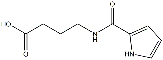 4-(1H-pyrrol-2-ylformamido)butanoic acid 结构式
