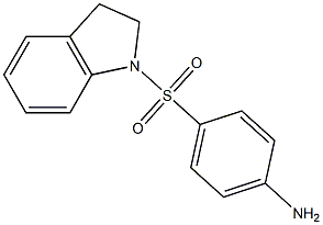 4-(2,3-dihydro-1H-indol-1-ylsulfonyl)aniline,,结构式