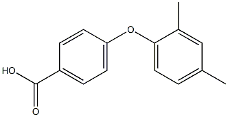 4-(2,4-dimethylphenoxy)benzoic acid 结构式