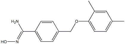 4-(2,4-dimethylphenoxymethyl)-N'-hydroxybenzene-1-carboximidamide|