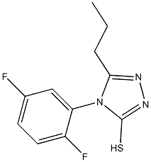 4-(2,5-difluorophenyl)-5-propyl-4H-1,2,4-triazole-3-thiol|