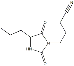 4-(2,5-dioxo-4-propylimidazolidin-1-yl)butanenitrile