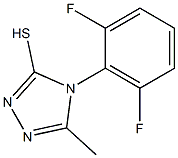 4-(2,6-difluorophenyl)-5-methyl-4H-1,2,4-triazole-3-thiol Structure