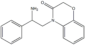 4-(2-amino-2-phenylethyl)-3,4-dihydro-2H-1,4-benzoxazin-3-one,,结构式