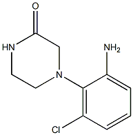 4-(2-amino-6-chlorophenyl)piperazin-2-one Structure