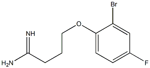  4-(2-bromo-4-fluorophenoxy)butanimidamide