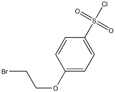 4-(2-bromoethoxy)benzenesulfonyl chloride 化学構造式