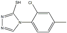 4-(2-chloro-4-methylphenyl)-4H-1,2,4-triazole-3-thiol Structure