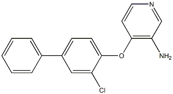  4-(2-chloro-4-phenylphenoxy)pyridin-3-amine