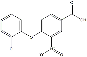 4-(2-chlorophenoxy)-3-nitrobenzoic acid Structure