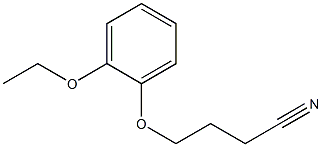 4-(2-ethoxyphenoxy)butanenitrile 化学構造式