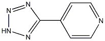 4-(2H-1,2,3,4-tetrazol-5-yl)pyridine Struktur