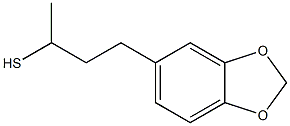4-(2H-1,3-benzodioxol-5-yl)butane-2-thiol,,结构式