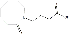 4-(2-oxoazocan-1-yl)butanoic acid Struktur