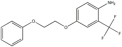 4-(2-phenoxyethoxy)-2-(trifluoromethyl)aniline Structure