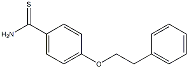 4-(2-phenylethoxy)benzene-1-carbothioamide Structure