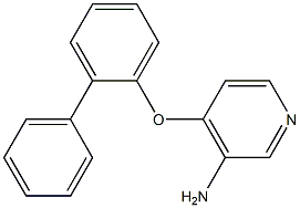 4-(2-phenylphenoxy)pyridin-3-amine 结构式