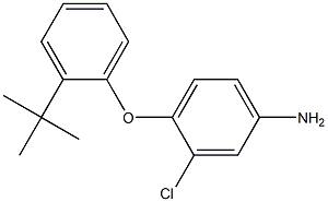 4-(2-tert-butylphenoxy)-3-chloroaniline Structure