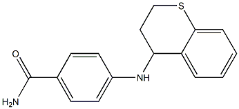  4-(3,4-dihydro-2H-1-benzothiopyran-4-ylamino)benzamide