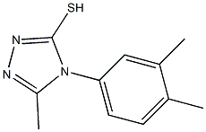 4-(3,4-dimethylphenyl)-5-methyl-4H-1,2,4-triazole-3-thiol