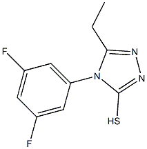  4-(3,5-difluorophenyl)-5-ethyl-4H-1,2,4-triazole-3-thiol